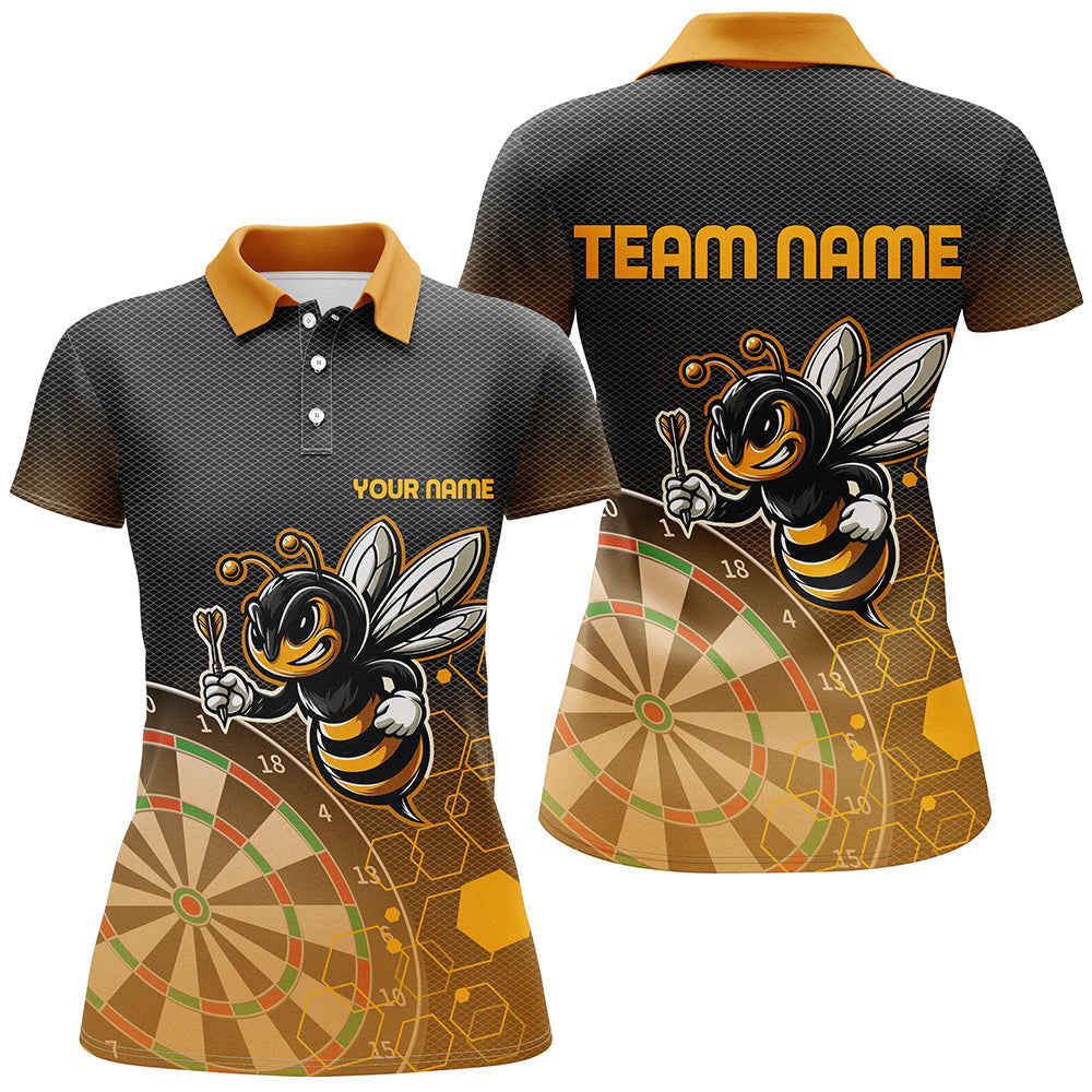 Personalized Darts Board Funny Bee 3D Printed Men and Quarte-Zip, Unique Darts Attire