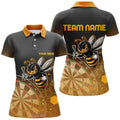 Personalized Darts Board Funny Bee 3D Printed Men and Quarte-Zip, Unique Darts Attire
