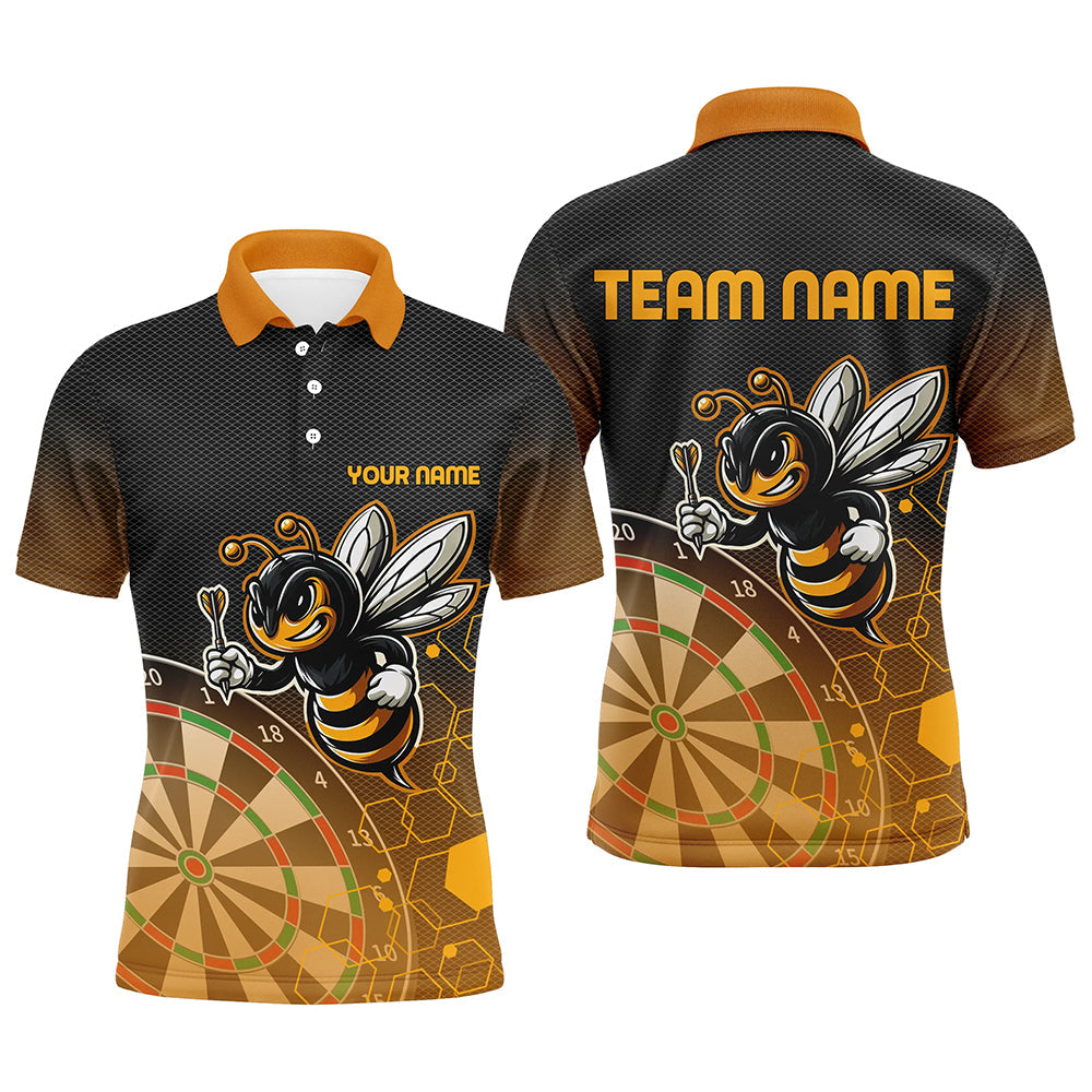 Personalized Darts Board Funny Bee 3D Printed Men and Quarte-Zip, Unique Darts Attire