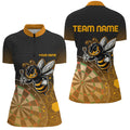 Personalized Darts Board Funny Bee 3D Printed Men and Quarte-Zip, Unique Darts Attire