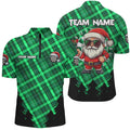 Funny Christmas Santa Custom Green Plaid Pattern Dart, Christmas Darts Outfit Gift