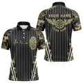 Green Camo Dartboard Pulse Heartbeat Custom Men Dart, Funny Wings Cool Dart Team