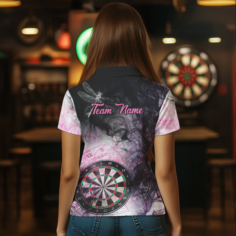 Pink And Black Smoke Dart Custom Dart