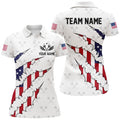 Personalized American Flag Darts Pattern and Quarter-Zip, Patriotic Darts