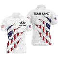 Personalized American Flag Darts Pattern and Quarter-Zip, Patriotic Darts