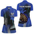 Personalized Darts and Quarter-Zip 3D Printed Custom Blue Darts Team
