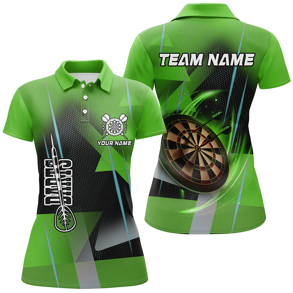 Personalized Darts and Quarter-Zip 3D Printed Custom Green Darts Team