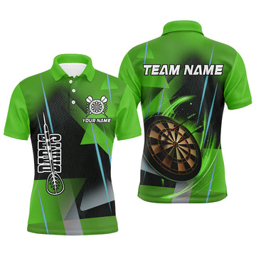 Personalized Darts and Quarter-Zip 3D Printed Custom Green Darts Team