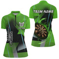 Personalized Darts and Quarter-Zip 3D Printed Custom Green Darts Team