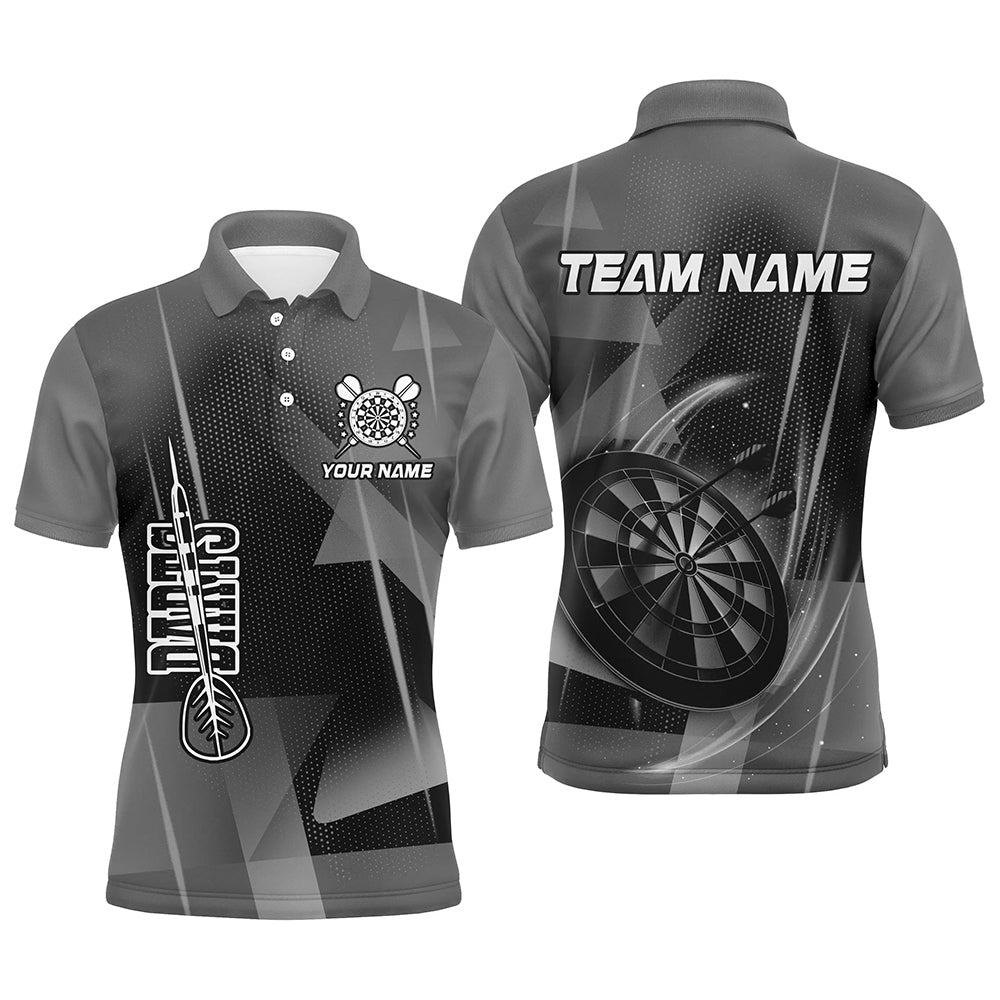 Personalized Darts and Quarter-Zip 3D Printed Custom Grey Darts Team