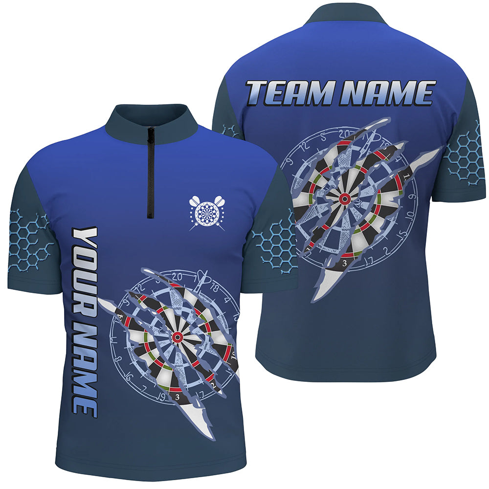 Personalized Blue Darts Tournament and Custom Dart Dart Team