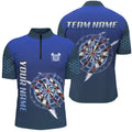 Personalized Blue Darts Tournament and Custom Dart Dart Team