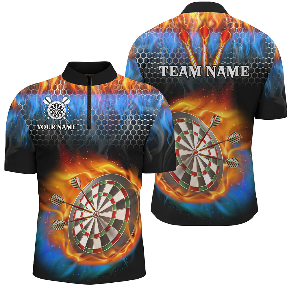 Personalized Darts Board Water And Fire 3D Printed Men Dart Darts
