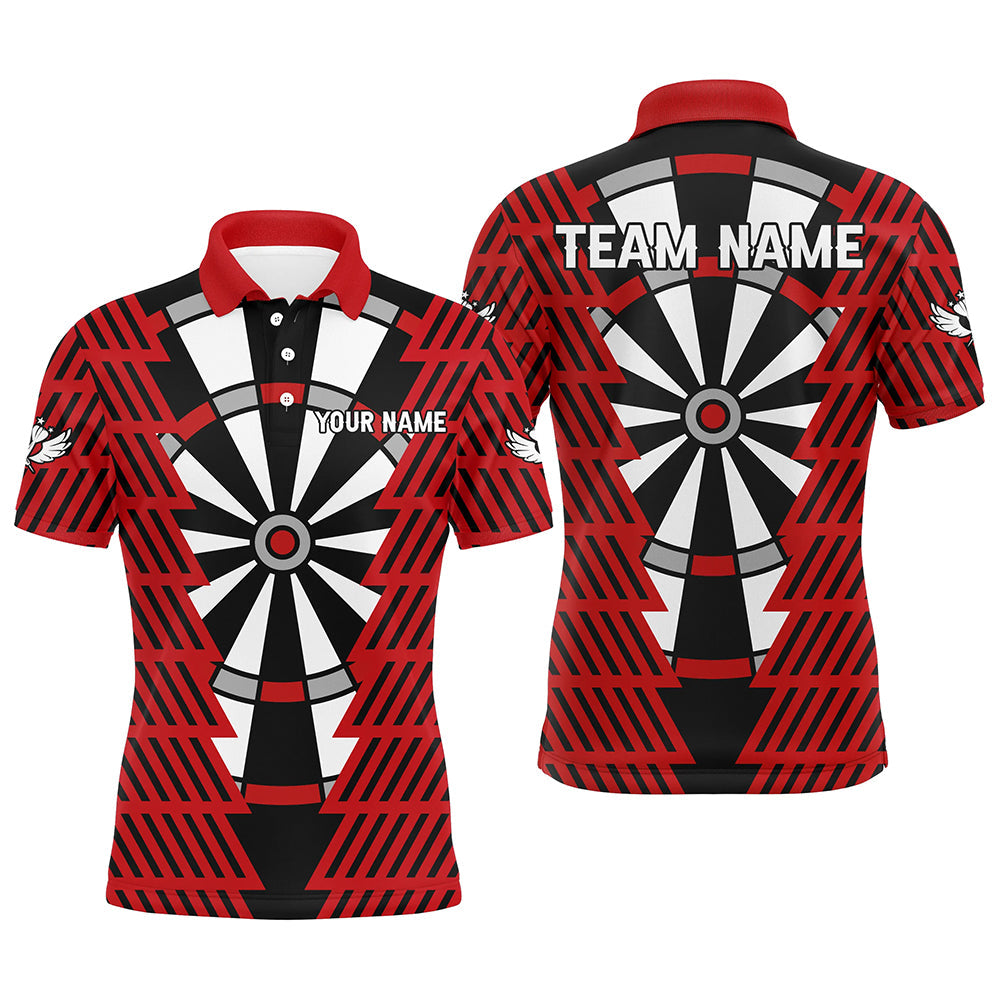 Striking Black And Red Dartboard Pattern Custom Dart Best Darts Team
