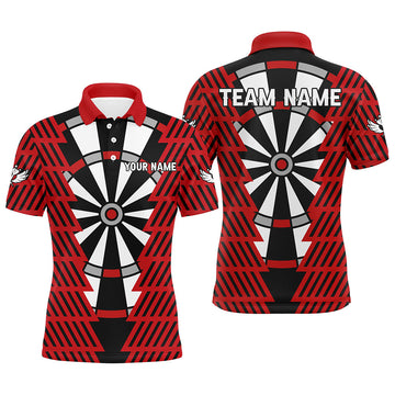 Striking Black And Red Dartboard Pattern Custom Dart Best Darts Team