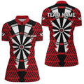 Striking Black And Red Dartboard Pattern Custom Dart Best Darts Team