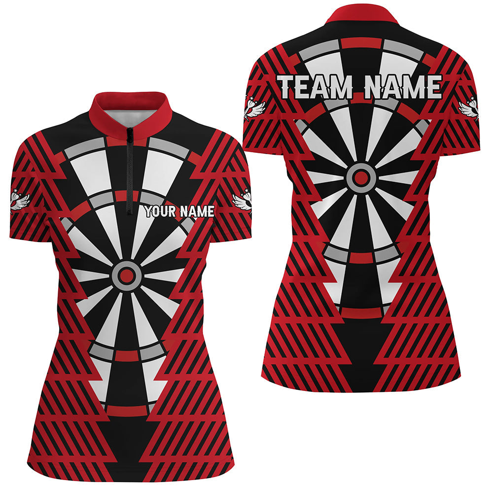 Striking Black And Red Dartboard Pattern Custom Dart Best Darts Team
