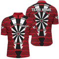 Striking Black And Red Dartboard Pattern Custom Dart Best Darts Team