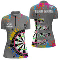 Funny Dartboards Colorful Paint Aim Shoot Swear Repeat Custom Men Darts, Dart |Grey
