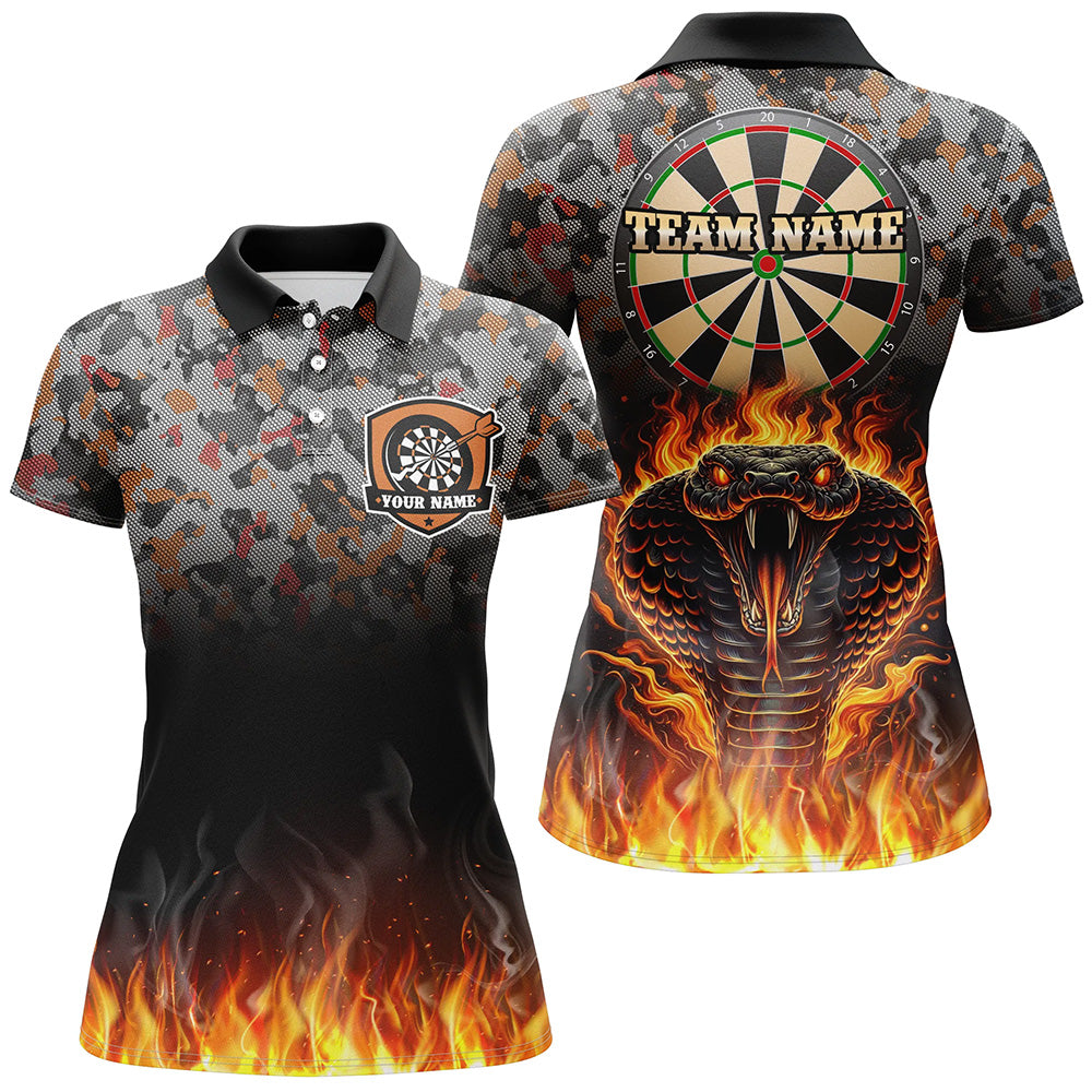 Personalized Camouflage Striking Snake Dart Custom 3D Fire Flame Dart