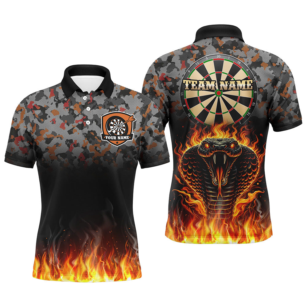 Personalized Camouflage Striking Snake Dart Custom 3D Fire Flame Dart