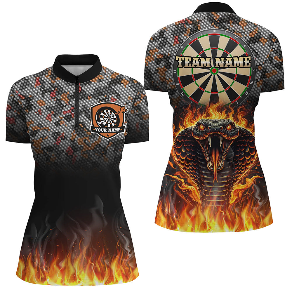 Personalized Camouflage Striking Snake Dart Custom 3D Fire Flame Dart