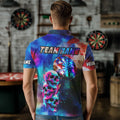 Funny Colorful Neon Graffiti Skull Dart Custom Dart, Best Darts Clothing