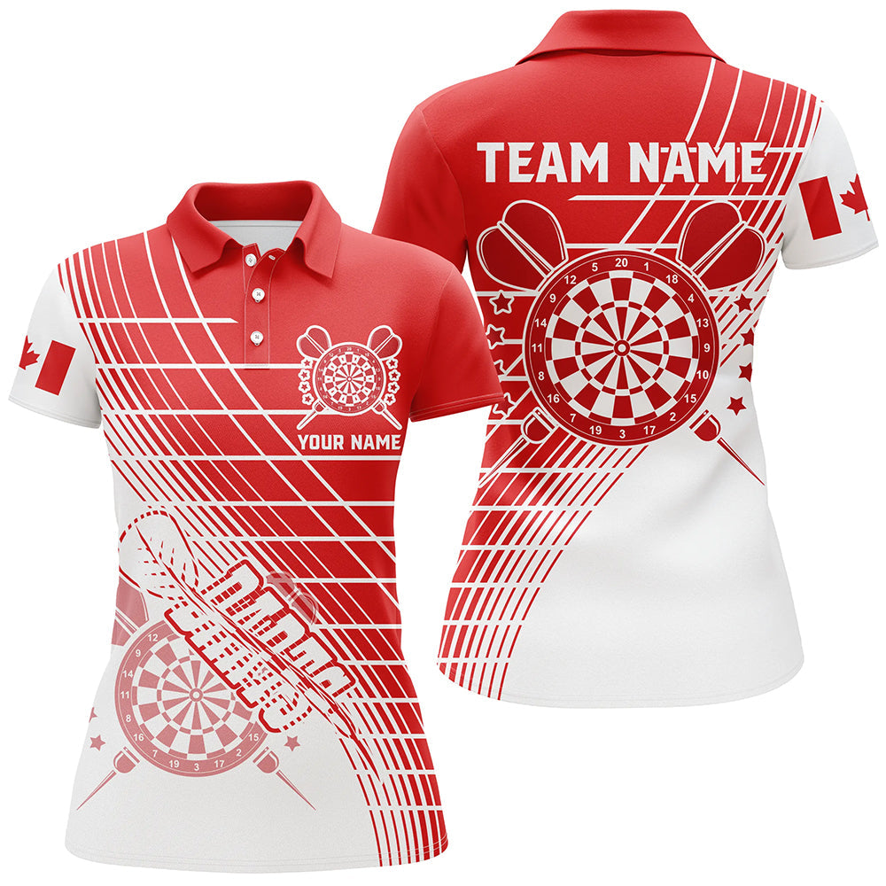 Personalized Patriotic Canada Flag Darts Custom Canada Darts Team Attire