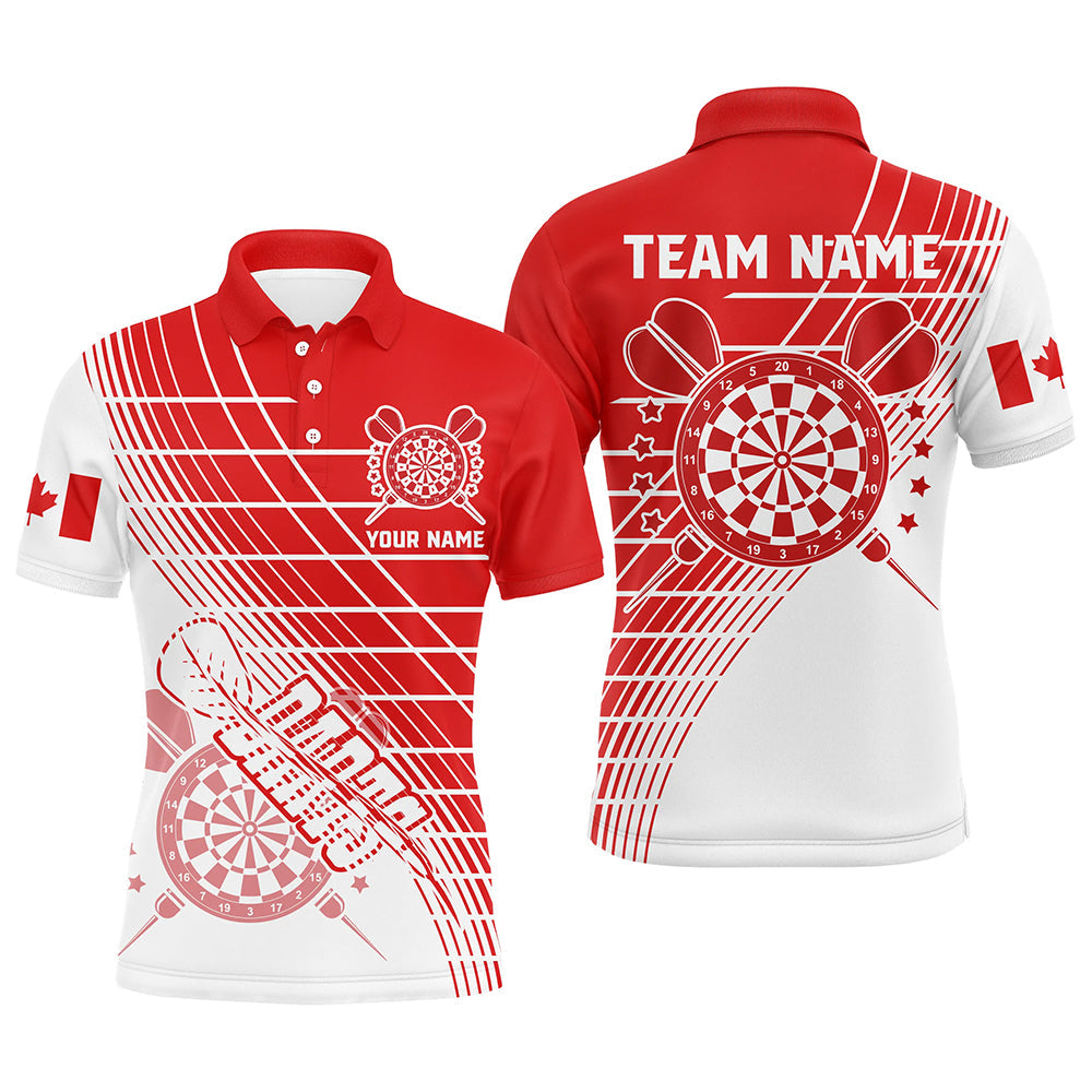 Personalized Patriotic Canada Flag Darts Custom Canada Darts Team Attire