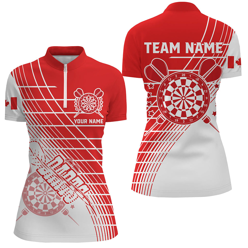Personalized Patriotic Canada Flag Darts Custom Canada Darts Team Attire