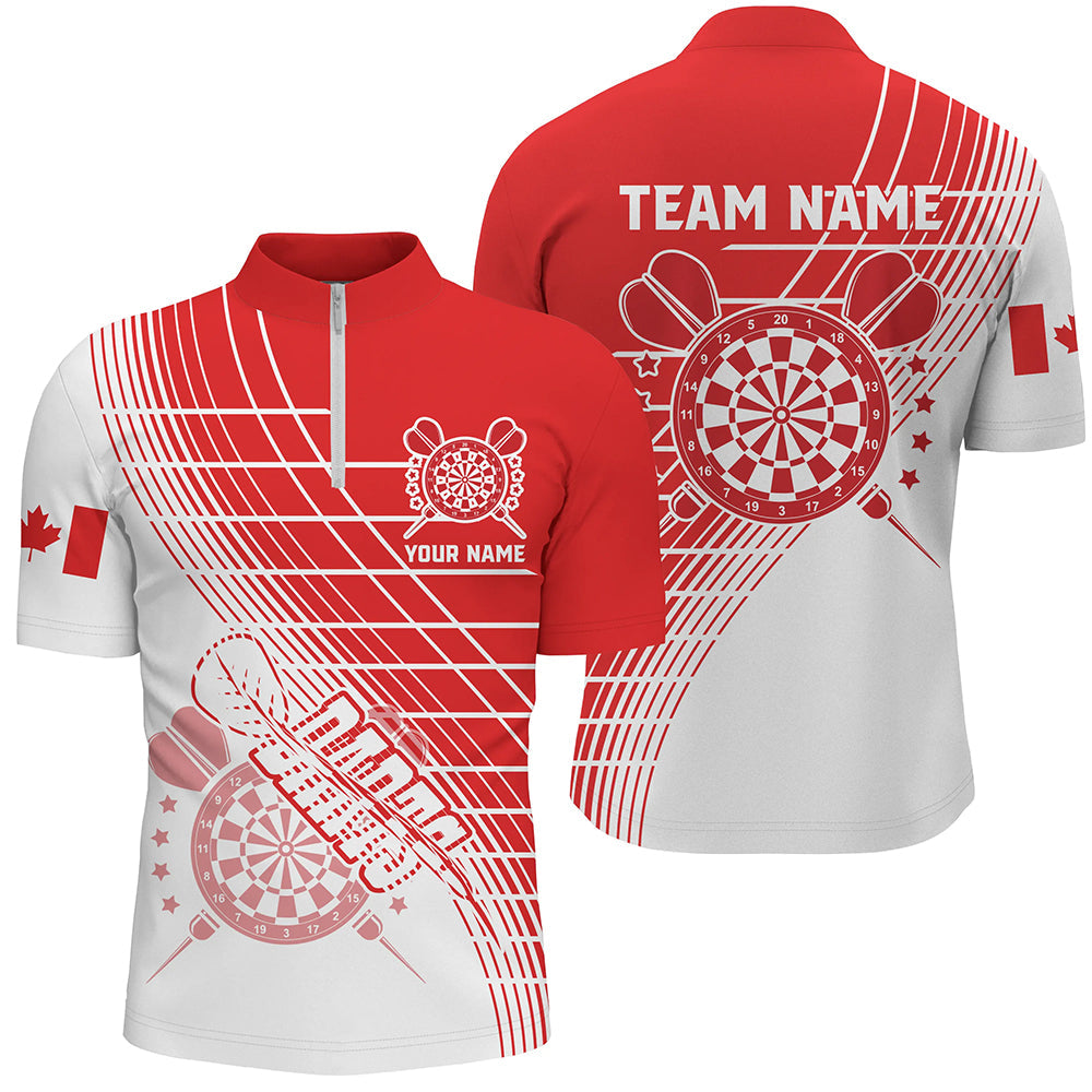 Personalized Patriotic Canada Flag Darts Custom Canada Darts Team Attire