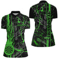 Green Grunge Dart, Fire Flame Dart Board Custom Name Dragon Darts League