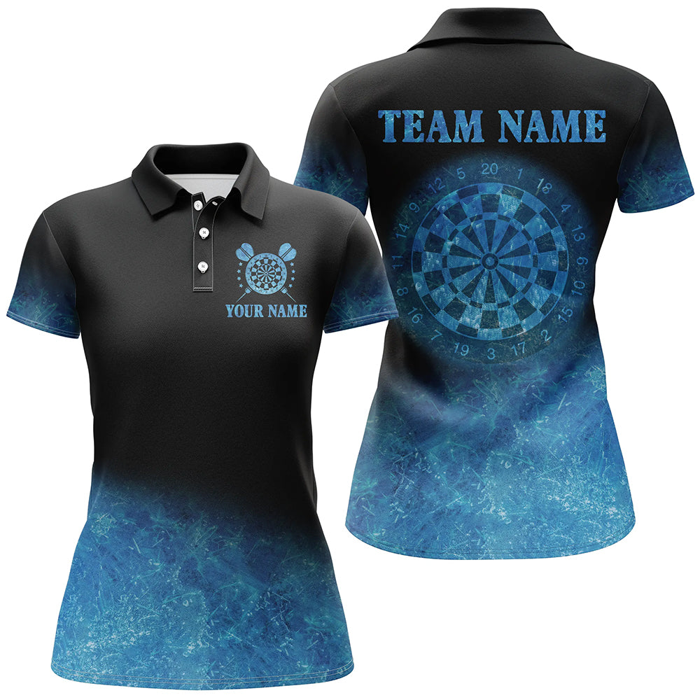 Personalized Sea Blue Gradient Darts and Custom Dart Dart