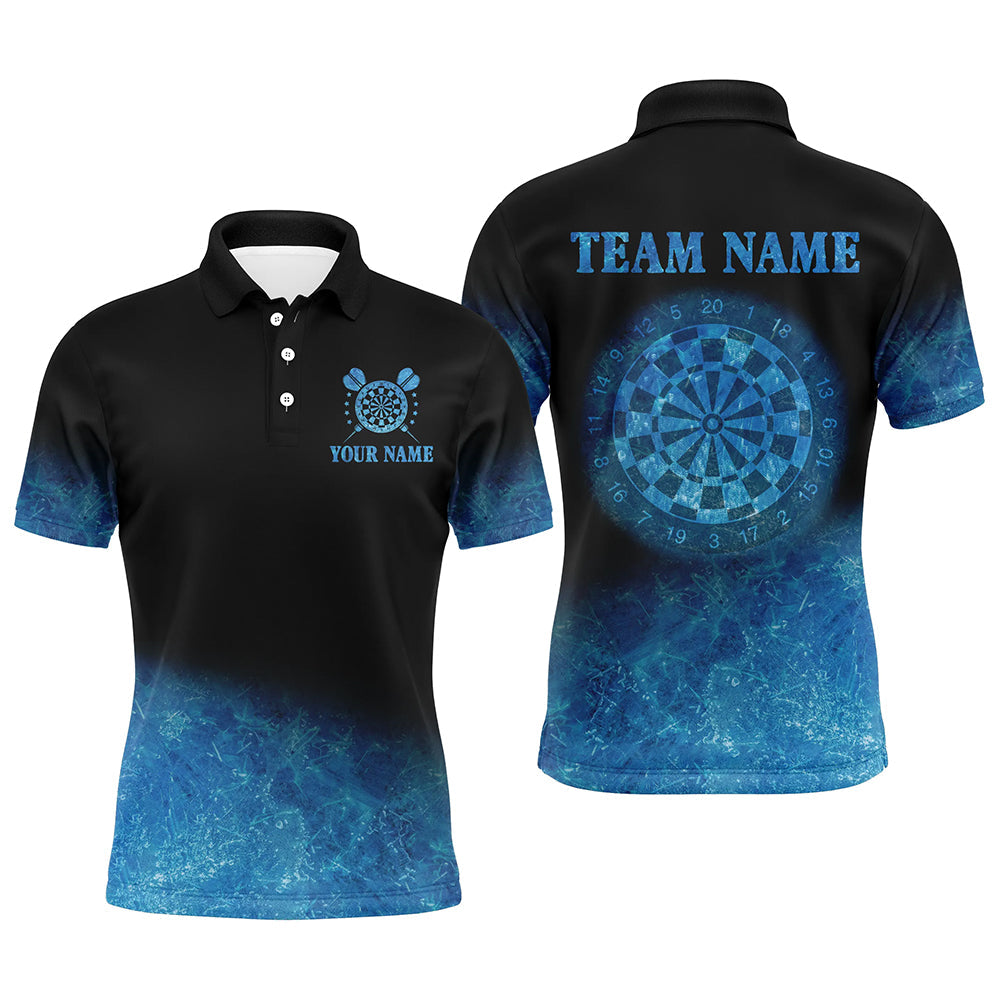 Personalized Sea Blue Gradient Darts and Custom Dart Dart