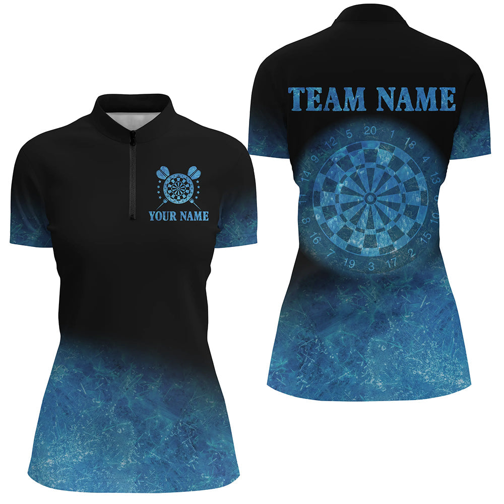 Personalized Sea Blue Gradient Darts and Custom Dart Dart