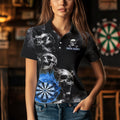 Personalized Blue Darts Smoke Skull Men Dart Custom Dart Board Fire Flame Dart Team