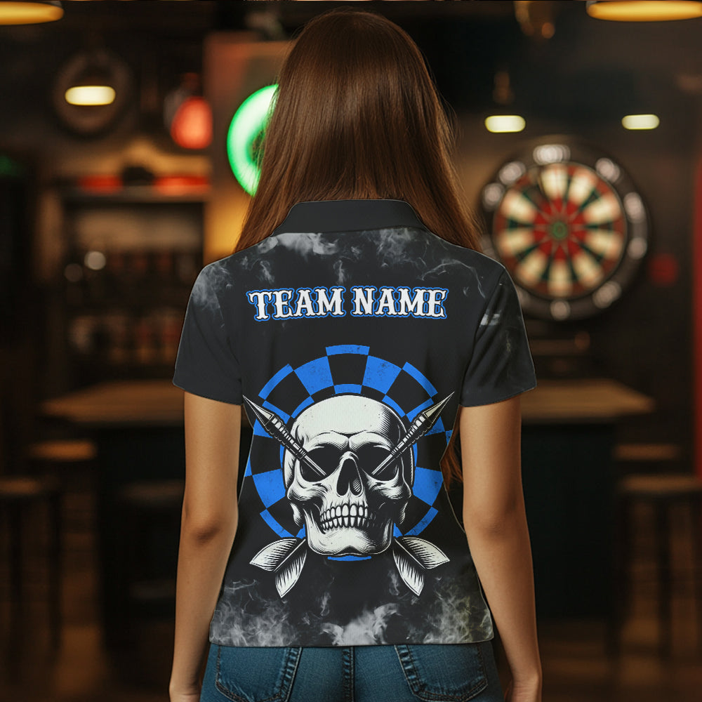 Personalized Blue Darts Smoke Skull Men Dart Custom Dart Board Fire Flame Dart Team