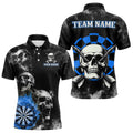 Personalized Blue Darts Smoke Skull Men Dart Custom Dart Board Fire Flame Dart Team
