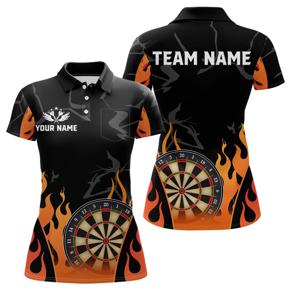 Black And Orange Flame Dart Custom Dart and