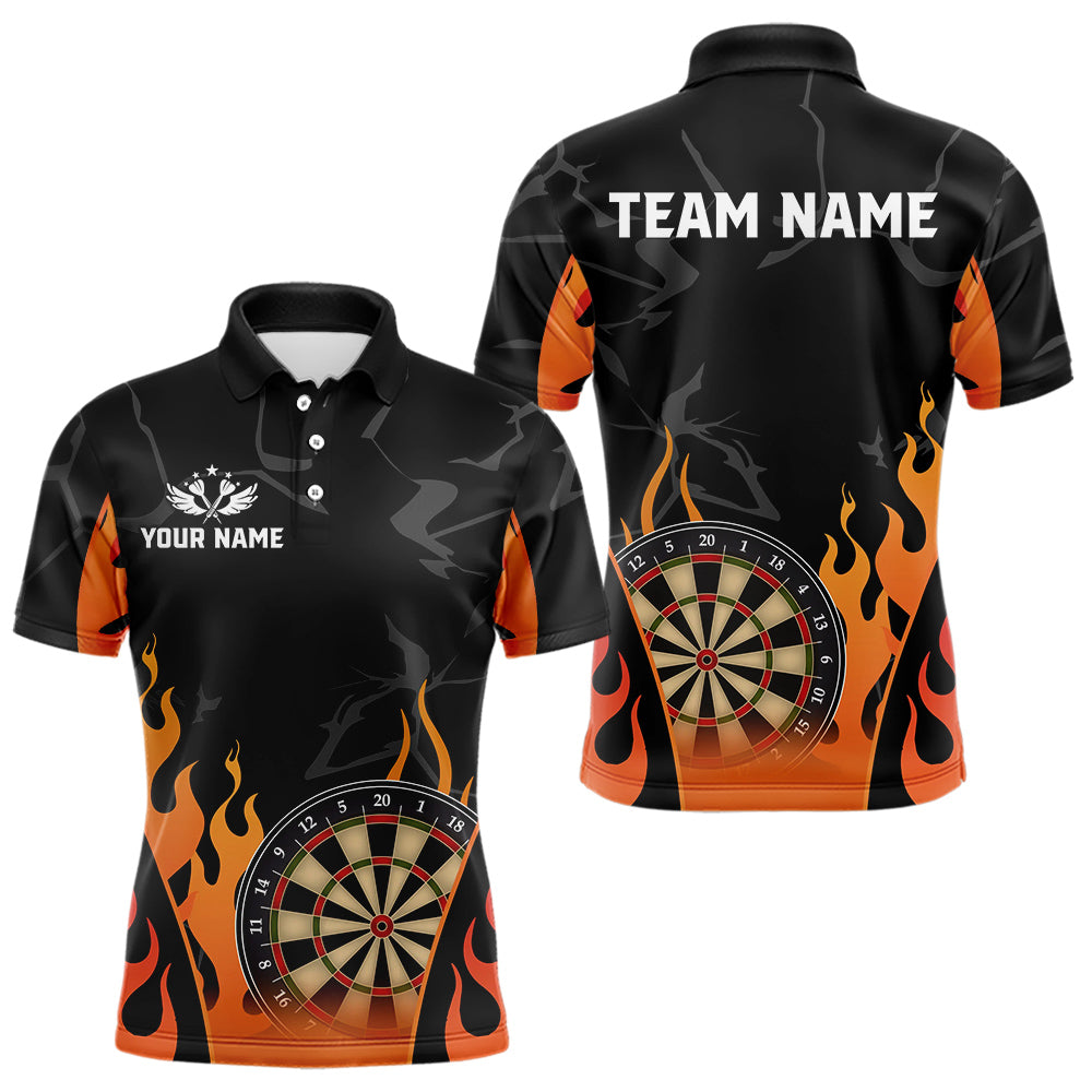 Black And Orange Flame Dart Custom Dart and