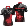 Personalized Grunge Paint Darts and, Best Darts Team |Red
