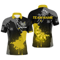 Personalized Grunge Paint Darts and Best Darts Team |Yellow