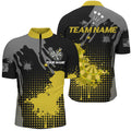 Personalized Grunge Paint Darts and Best Darts Team |Yellow