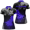 Personalized Grunge Paint Darts and Best Darts Team |Purple