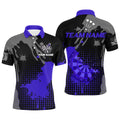 Personalized Grunge Paint Darts and Best Darts Team |Purple
