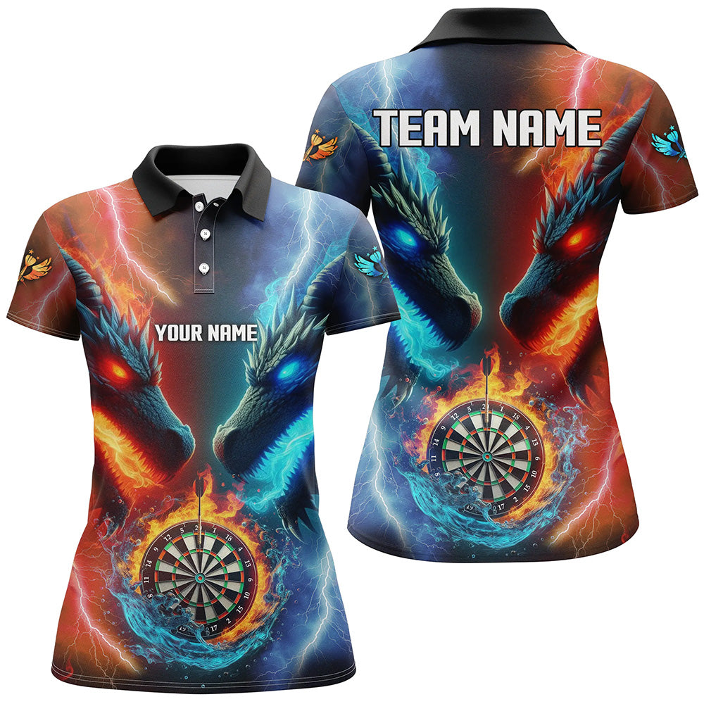 Personalized Dart Board Water Fire 3D Dragon Darts, Team League Darts