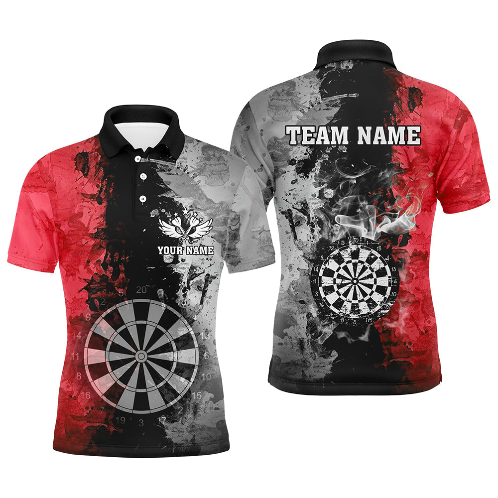 Personalized Multi-Color Dartboard Retro Grunge Men Darts Custom Darts Team