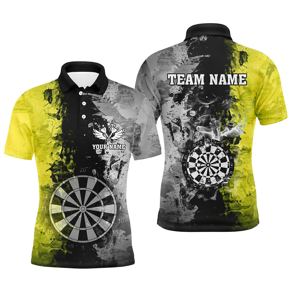 Personalized Multi-Color Dartboard Retro Grunge Men Darts Custom Darts Team