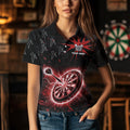 Custom Dart, Black And Red Dartboard Thunder Lightning Darts and