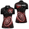Custom Dart, Black And Red Dartboard Thunder Lightning Darts and